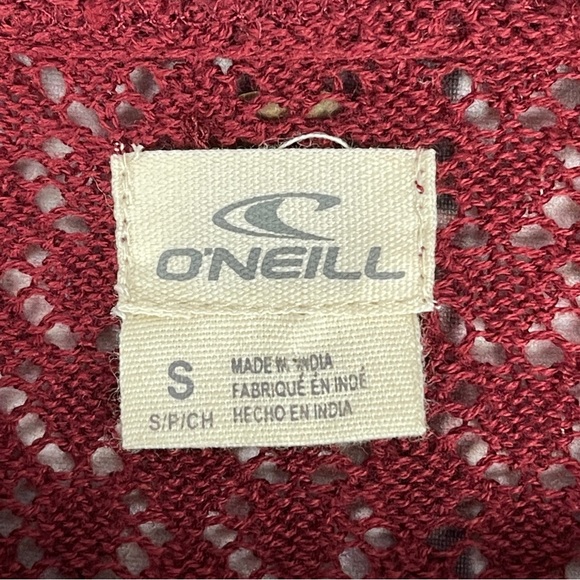 O'NEIL wine Clemens pullover knit sweater, size S - Picture 2 of 15